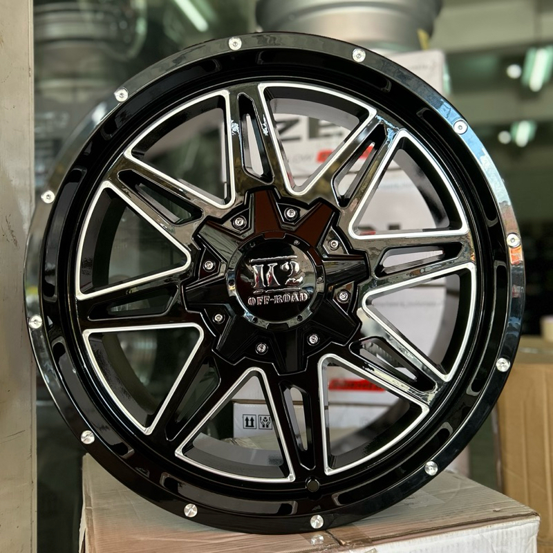 Velg K2 Renegade Off Road Ring 20 Lebar 9 Pcd 6x139.7 Et 12 Warna Gloss Black | Velg R20 | Velg Mobi