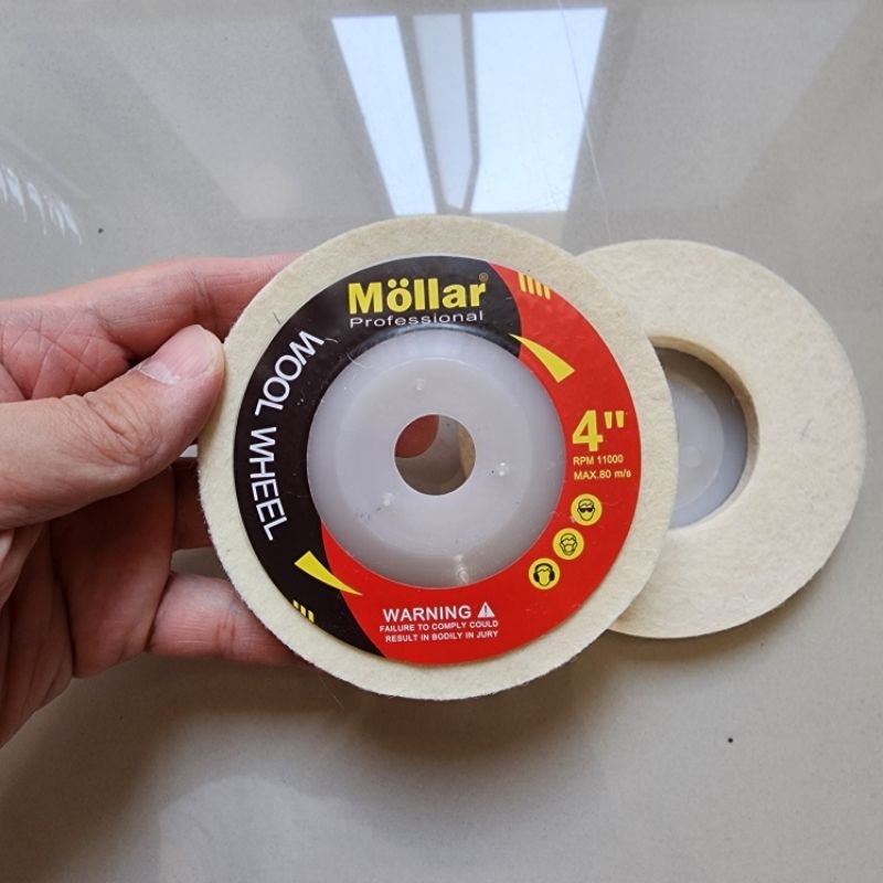 WOL WOOL POLISH POLES STAINLESS / MATA GERINDA POLES STAINLESS