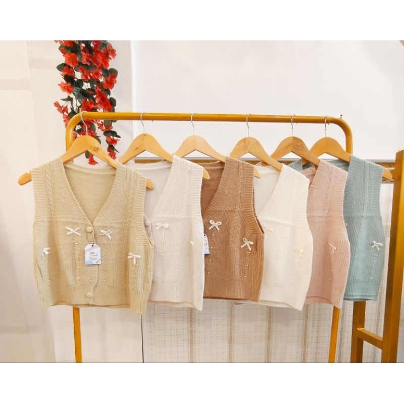 Vest Rajut Bahan Import || Korean Style