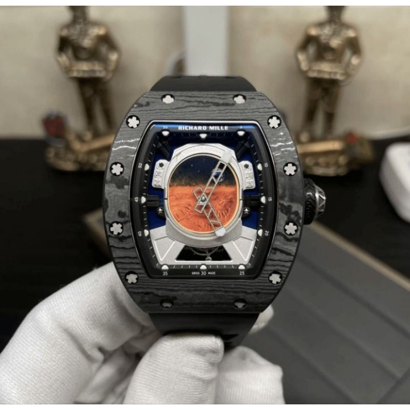 JAM TANGAN RM52-05 PHARARRELL WILLIAMS  TOURBILLON MANUAL WINDING 42MM