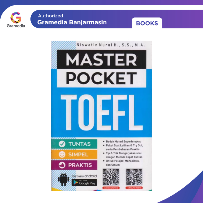 Gramedia Banjarmasin - Master Pocket TOEFL