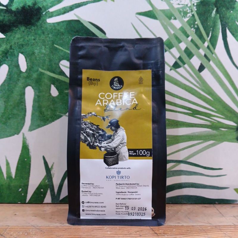 

Timurasa Bean Coffee Arabica Blend 100gr