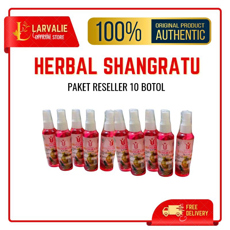 

10 botol herbal shangratu original BPOM paket reseller 10 pcs