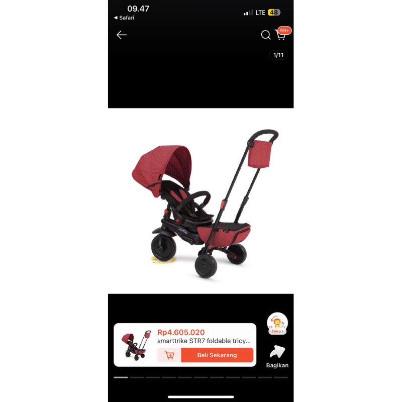 (Preloved) Smartrike smartfold 700 / str7