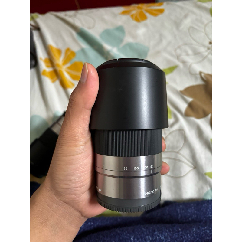 lensa tele sony 55-210 istimewa