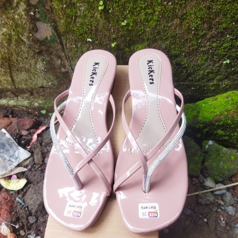 SANDAL WANITA HEELS HAK TAHU