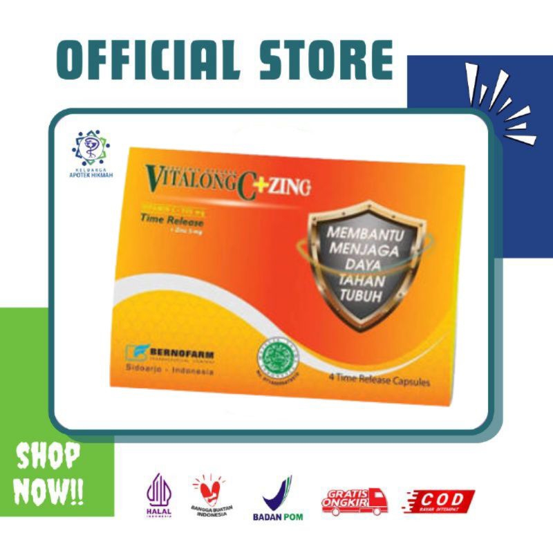 Vitalong c strip vitalong c zinc strip tablet suplemen kesehatan
