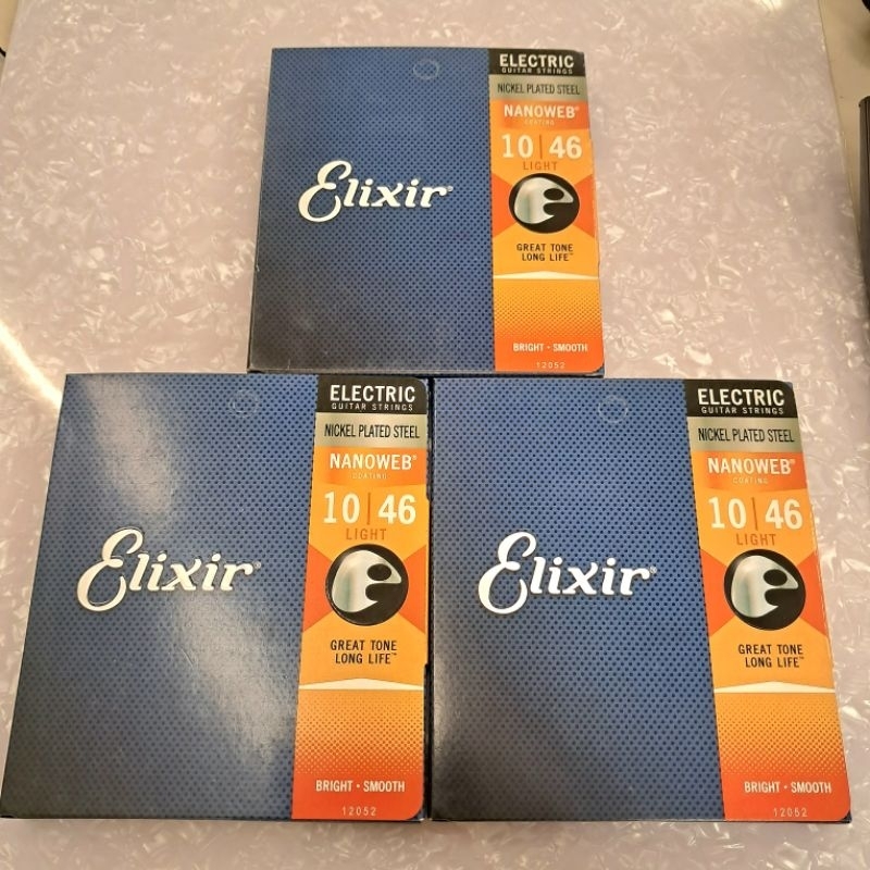 Senar Gitar Elektrik Elixir Nanoweb Original / Guitar String Elixir Electric Original / Senar Gitar 