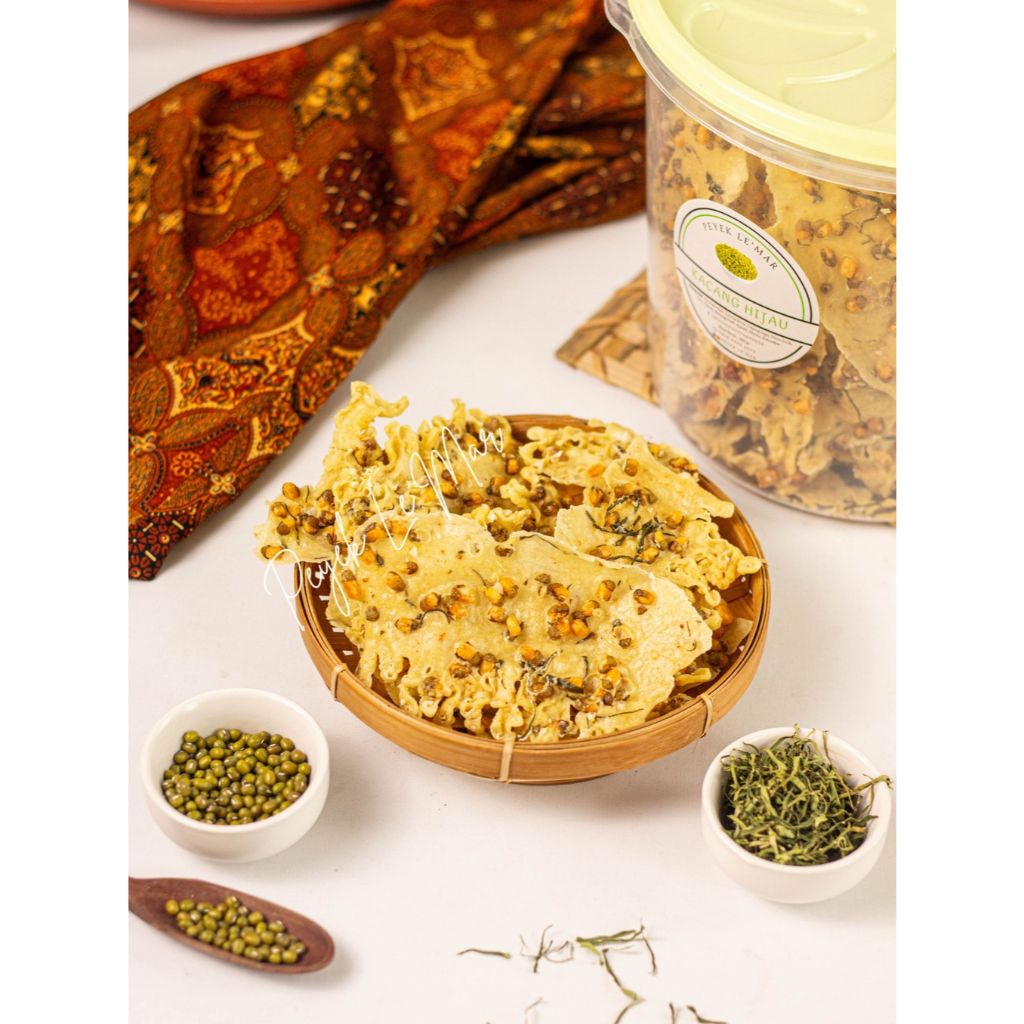 

Peyek Le'Mar - Kacang Hijau 150gr/5L/10L