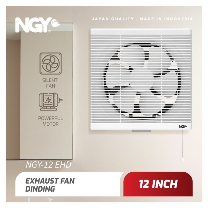 Kipas Angin Exhaust Fan Dinding /  Kipas Angin Dinding 10 inch Nagoya / NGY-10EHD / NGY-12EHD