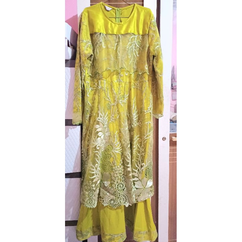 PRELOVED BAJU PESTA/ DRESS KONDANGAN / KEBAYA MUSLIM