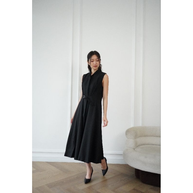 Lara Dress / Dress wanita / Dress Maxi / Dress Belt