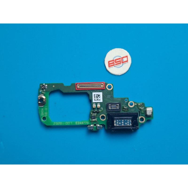 Board Charger Board Simcard/LCD Oppo Reno 10 5G Original Copotan