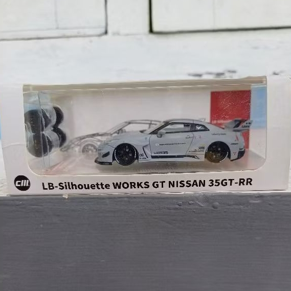 CM Model Nissan LBWK GTR R35 Fighter Grey
