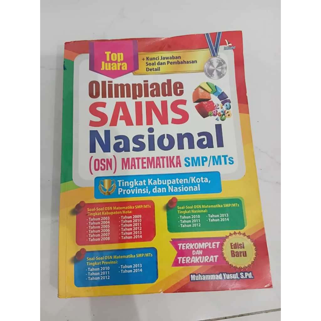 [PRELOVED]Buku Top Juara Olimpiade Sains Nasional (OSN) Matematika SMP/MTs -Laksana