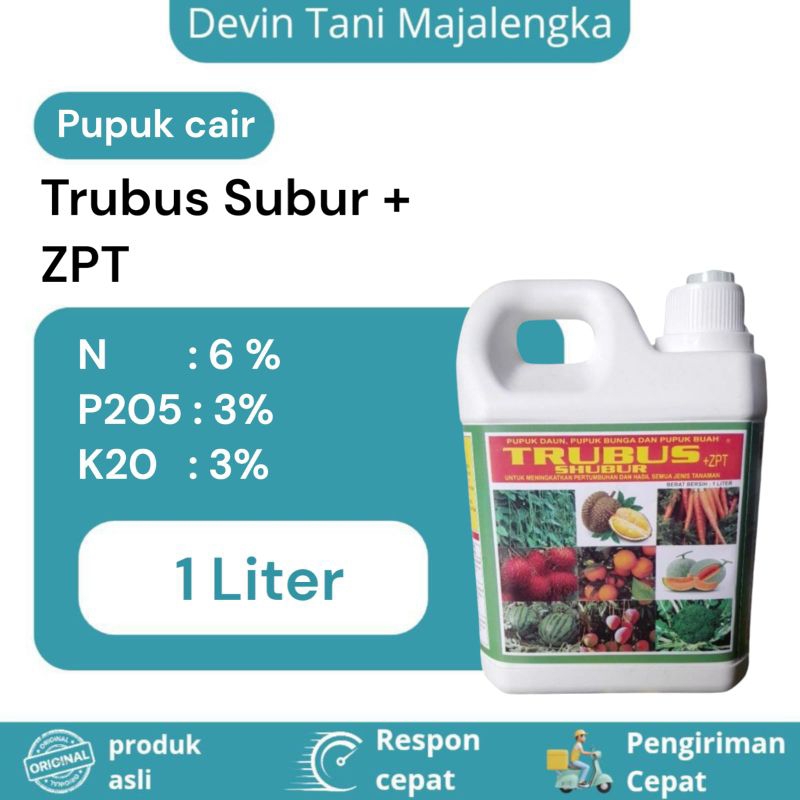 Pupuk Cair Trubus Subur + ZPT 1 Liter