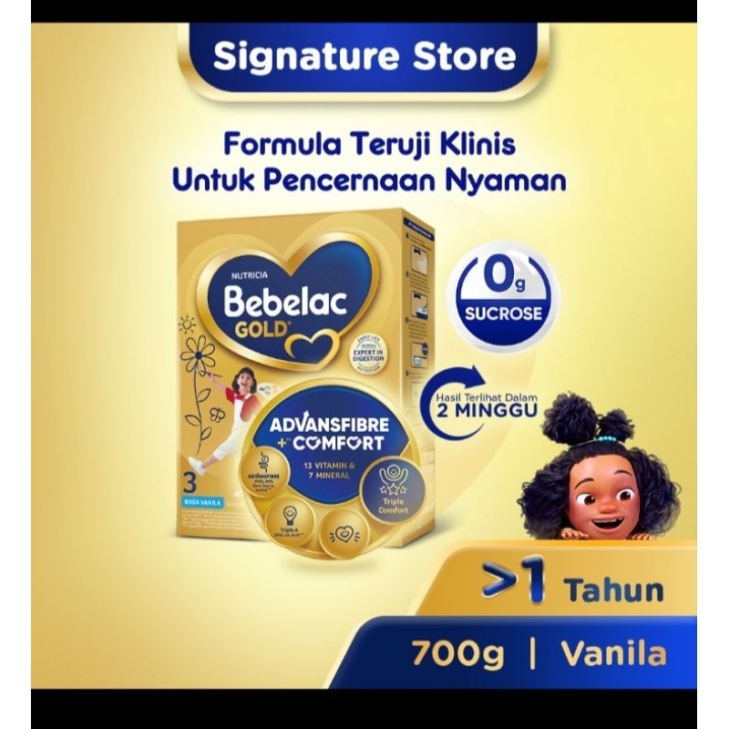 Susu Bebelac 3 Gold (700gr) Madu & Vanilla