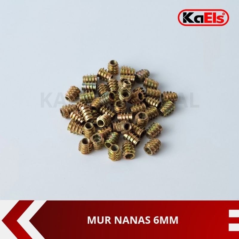 Mur Cakar / Mur Nanas / Mur Baut Knockdown 6mm