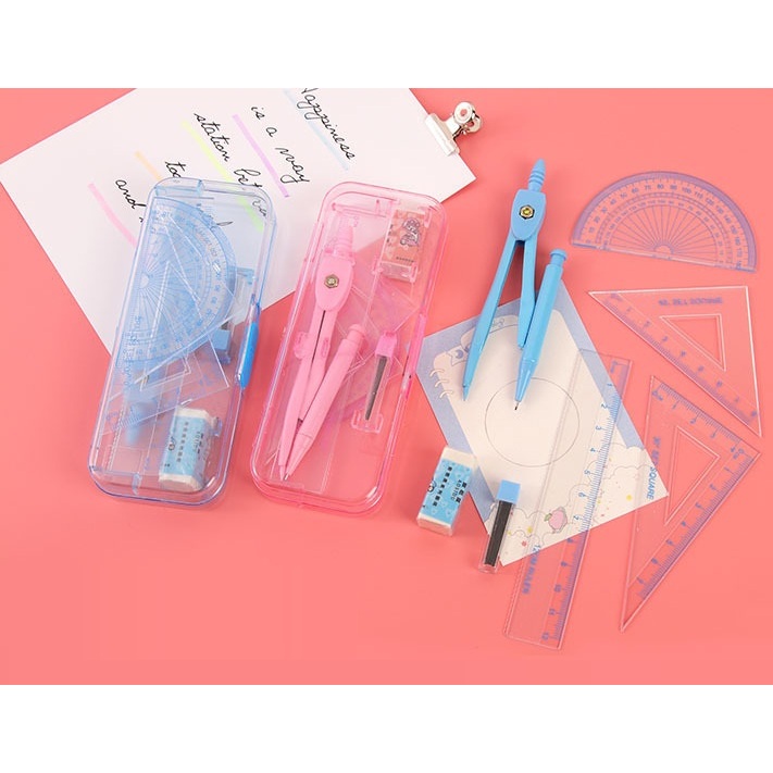 

Compass Jangka Besi Penggaris Busur Set Matematika 7 in 1