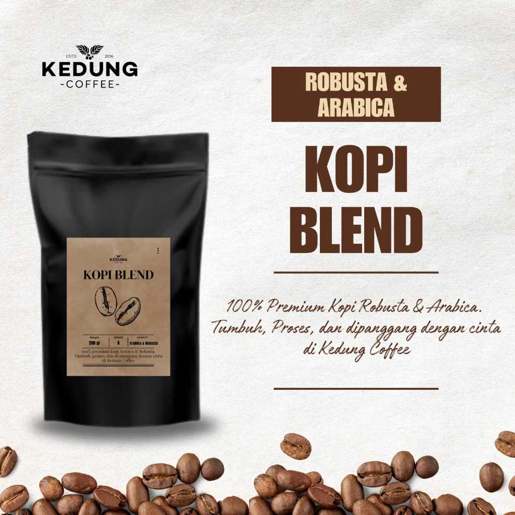 

(lokal)Kopi Blend Arabica Robusta 100% 200gr