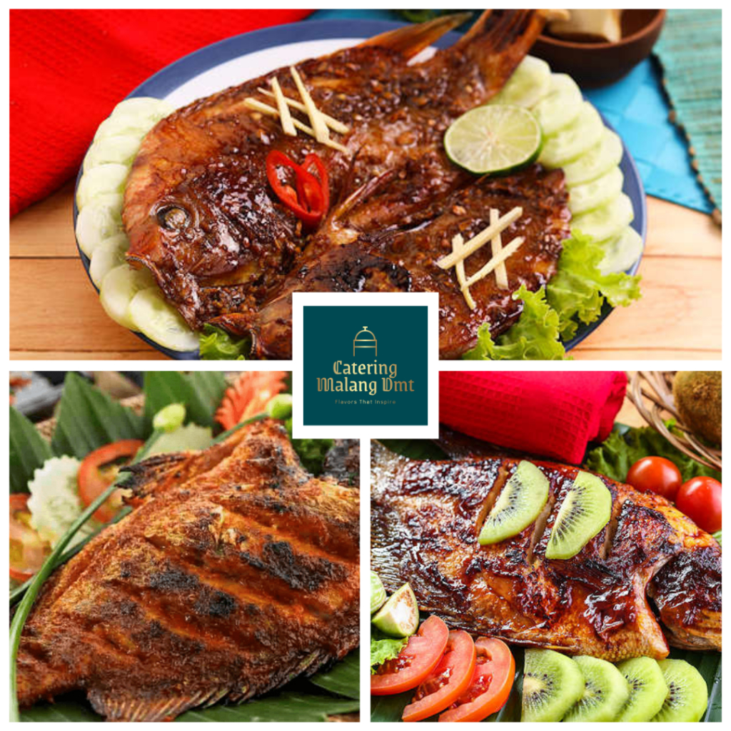 

Aneka Ikan Bakar Catering Malang DMT Kakap/Bawal/Kembung/Gurami/Kerapu