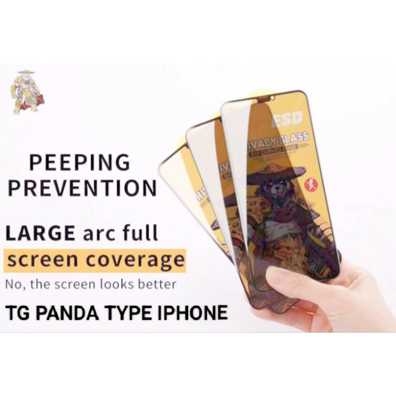 TG spy privasi premium glas panda type Iphone 11/Iphone 11 Pro/ Iphone 11 Promax/Iphone 12 6.1/Iphon