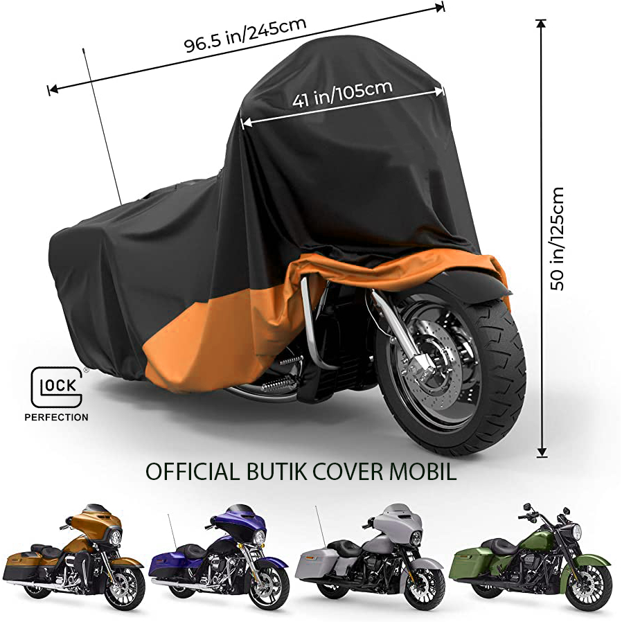 cover motor harley davidson road glide side box good material original