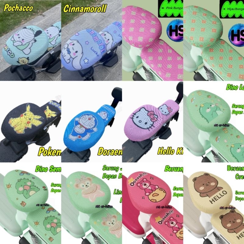 GoGooStoree - Sarung Jok Sepeda Listrik Universal Semua Merk