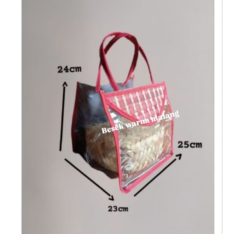 

tas mika cantik modifikasi bambu cantik diameter 25x23