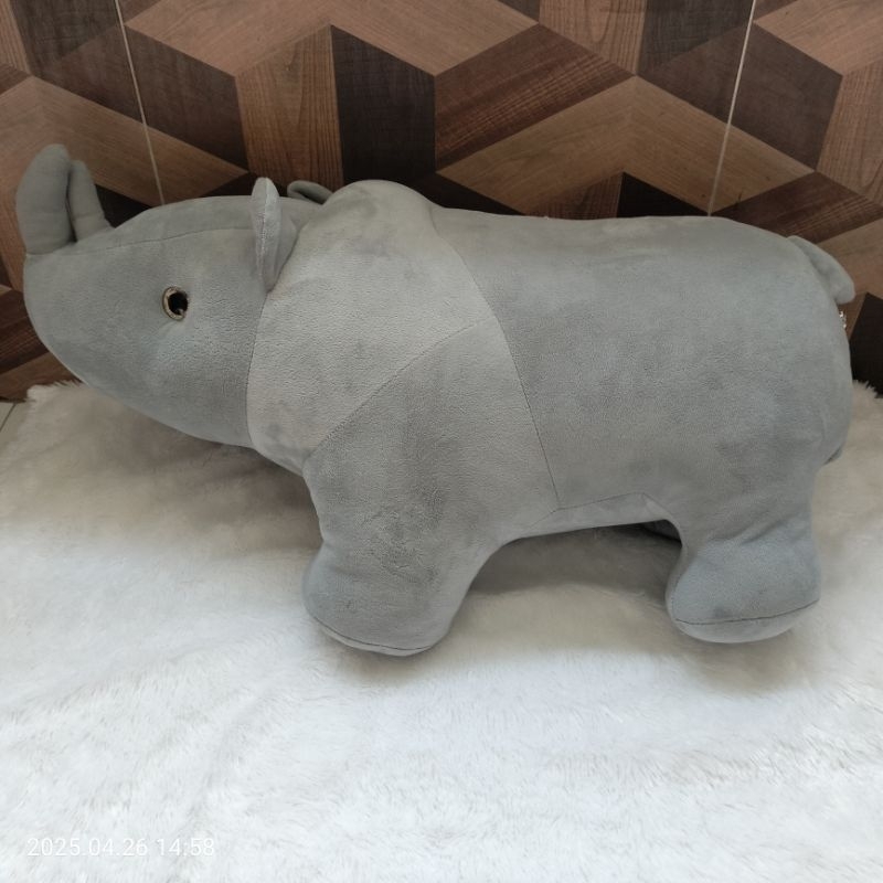 BONEKA BINATANG BADAK BERCULA 1 JUMBO