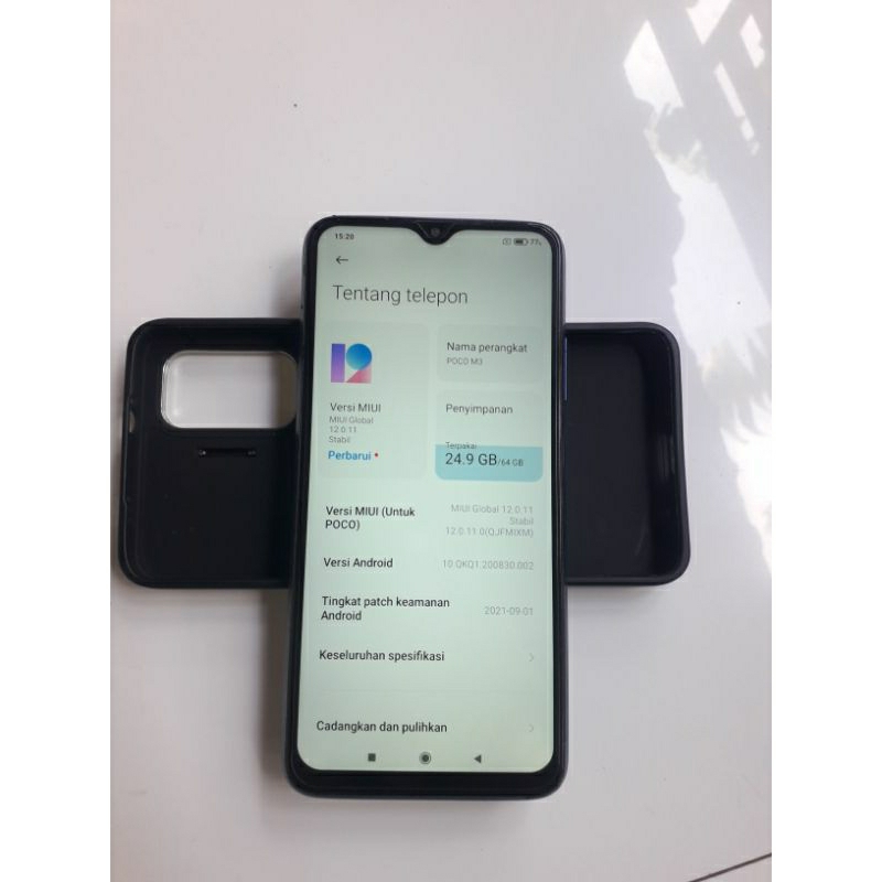 Xiaomi Poco M3 4/64 Sidik jari Samping no minus bekas garansi Nasional ( Second )