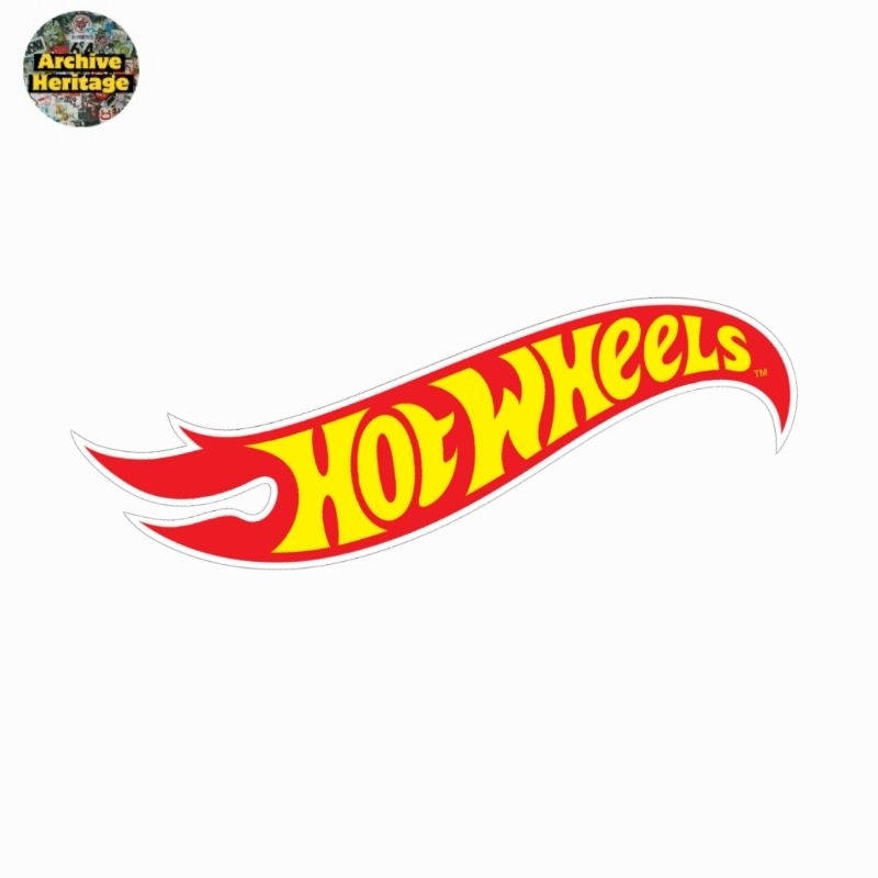 

sticker Hot Wheels logo diecust cars stiker