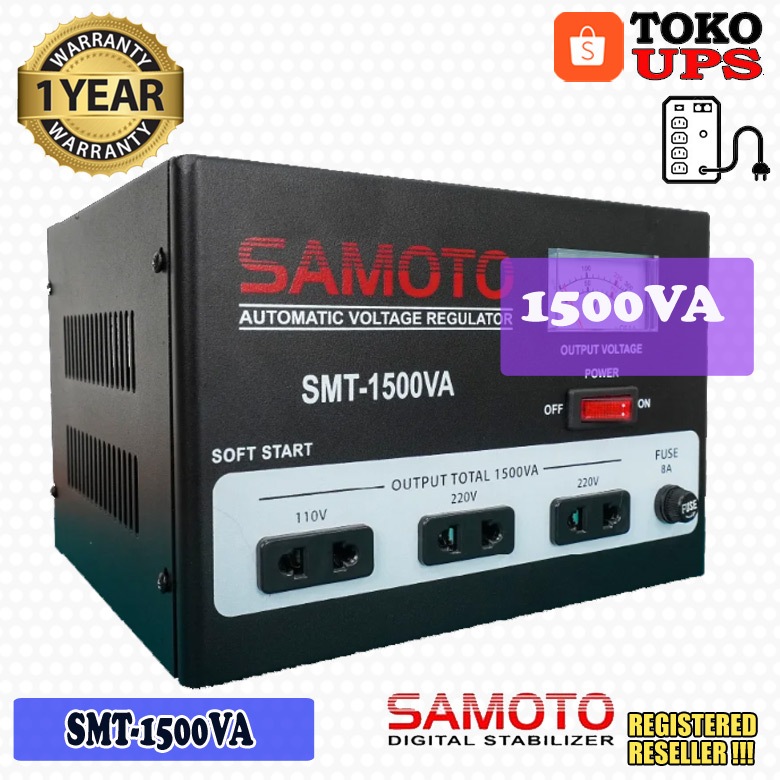 Stabilizer 1500VA Samoto SMT1500 AVR 1500VA