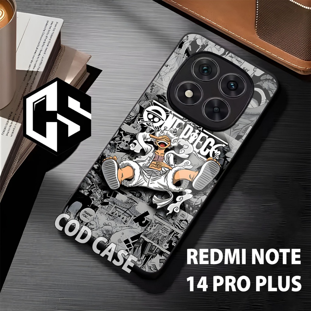 case Hp REDMI NOTE 14 PRO PLUS/motif anime/casing redmi note 14 pro plus 5g/casing/softcase/glitter/