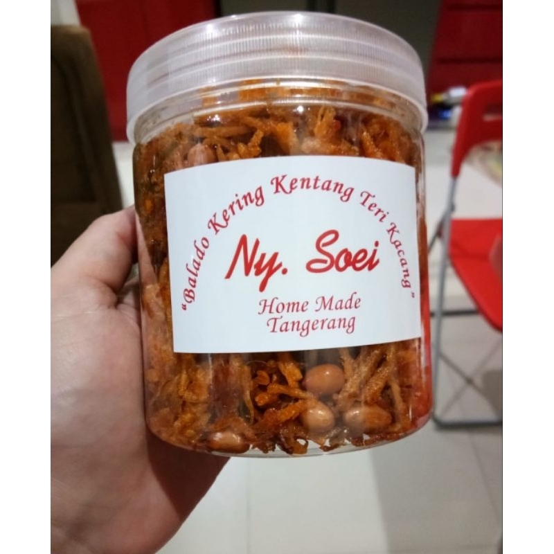 

Balado Kentang Teri Kacang / Balado Mustofa / Kentang Mustofa asli benteng tangerang Ny Soei Nio