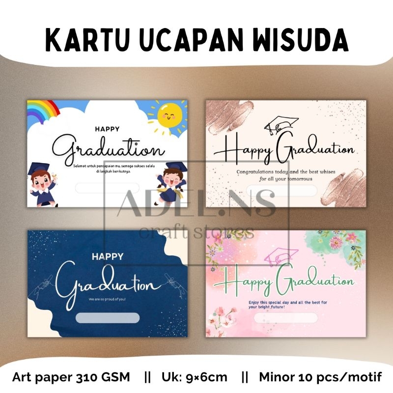 KARTU UCAPAN WISUDA