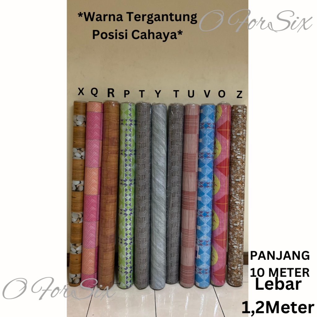 (NEW) KARPET PLASTIK/PERLAK LANTAI /MEJA/ KARPET LANTAI PLASTIK LEBAR 1,2 METER