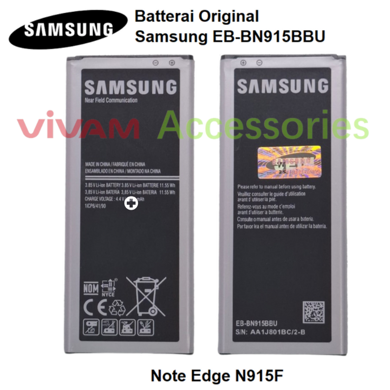 Baterai Samsung Note Edge N915F EB-BN915BBE battery / batre / Batterai / Batt Sam EB-BN915BBE Origin