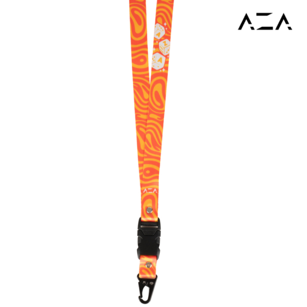 

AZA Dice Lanyard - Orange