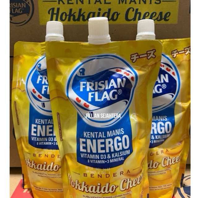 

Frisian Flag Hokkaido Cheese Kental Manis 240gr Pouch (Satuan)