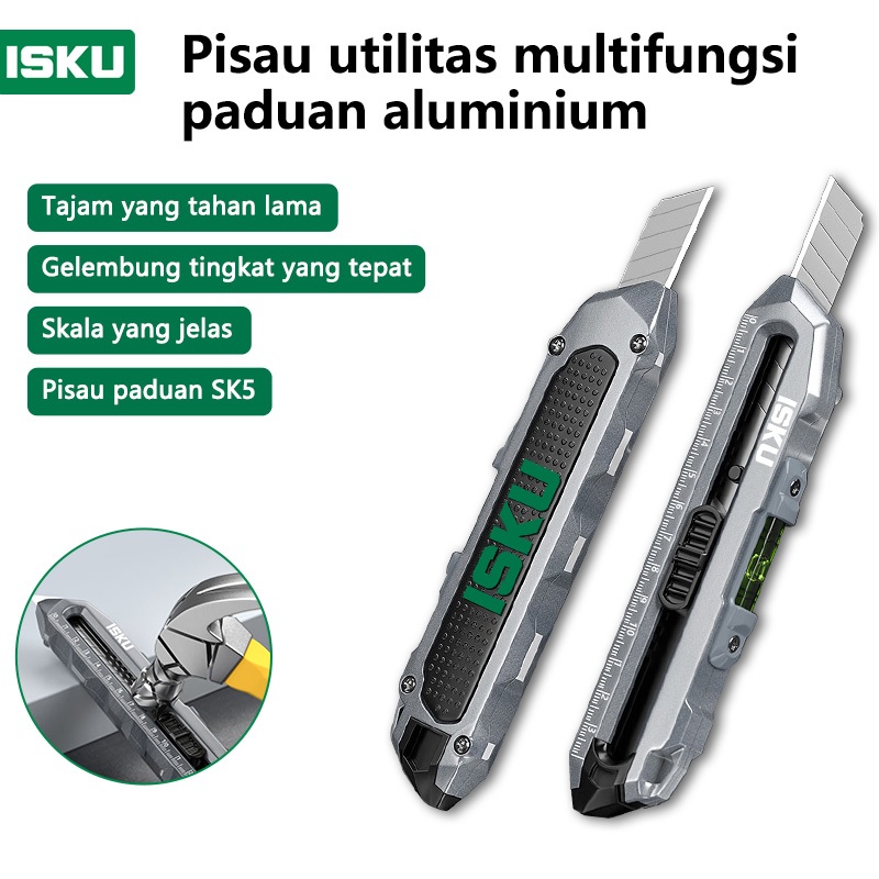 

ISKU Pisau Paduan Aluminium JunDW