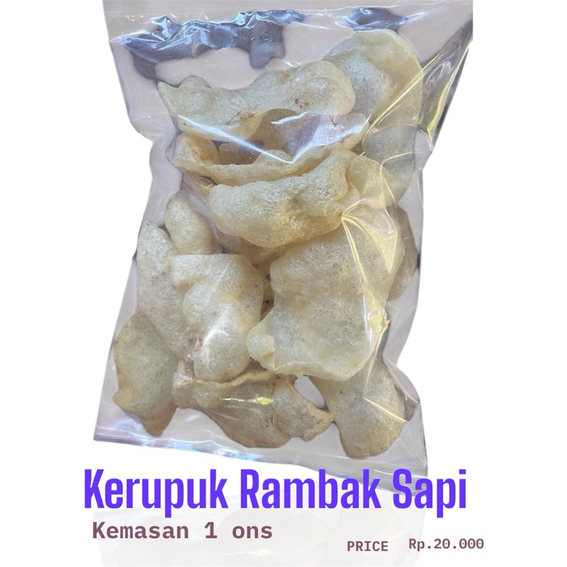 

Kerupuk rambak sapi Siap makan Asli tulungagung
