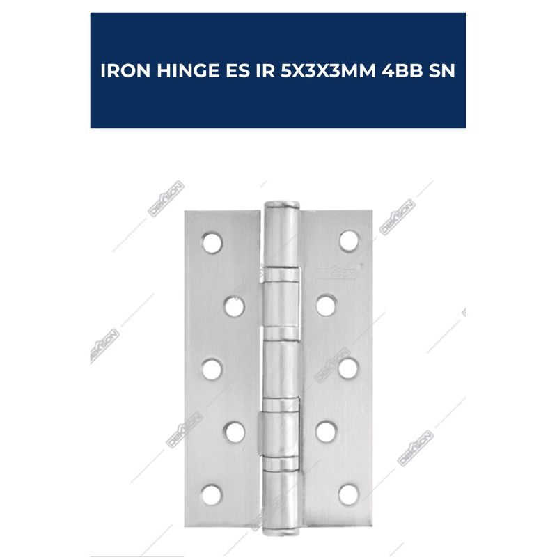 DEKKSON IRON HINGE ES IR 5X3X3MM 4BB SN