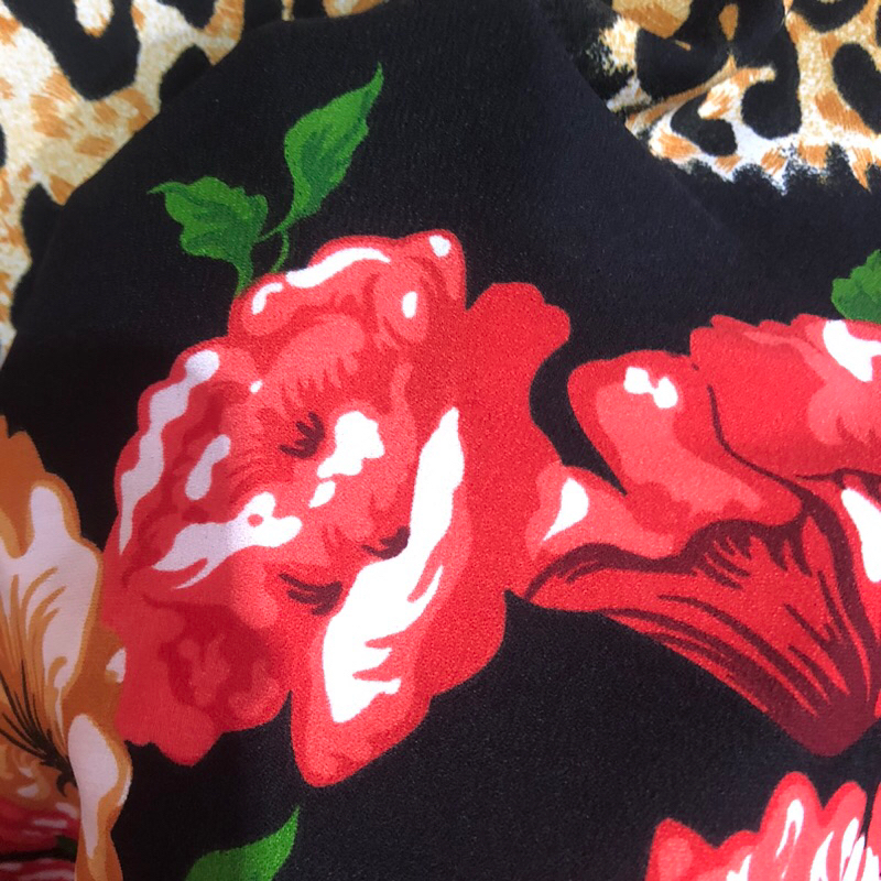 kain linen motif - kain linen motif bunga - kain linen motif impor - kain linen motif premium kmh