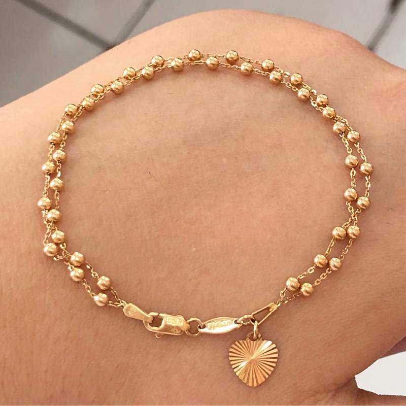 ME7- GELANG JEDAR UBS 2LAYER 3.08GR KADAR 375 PANJANG 17CM