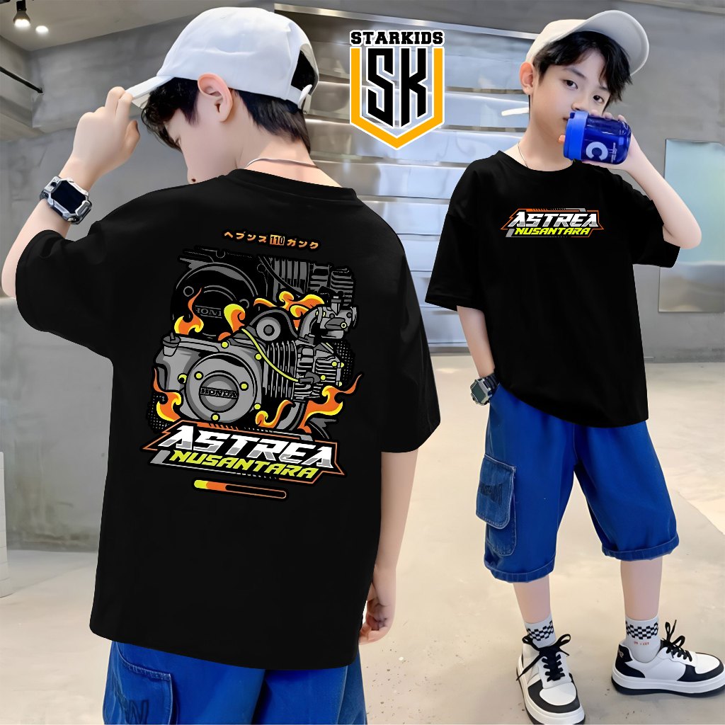 Kaos ANAK Racing Astrea Nusantara Mekanik Amatir Pria Wanita - Sablon, Combed
