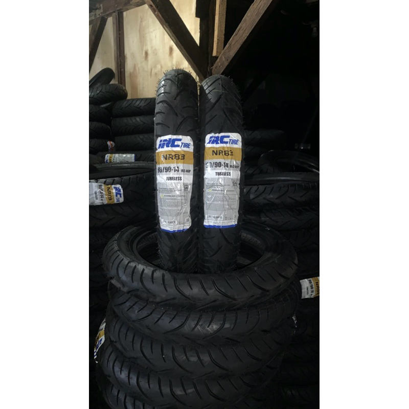 BAN LUAR IRC NR83 (90/90-14) TUBELESS.BAN BELAKANG VARIO,GENIO,BEAT.