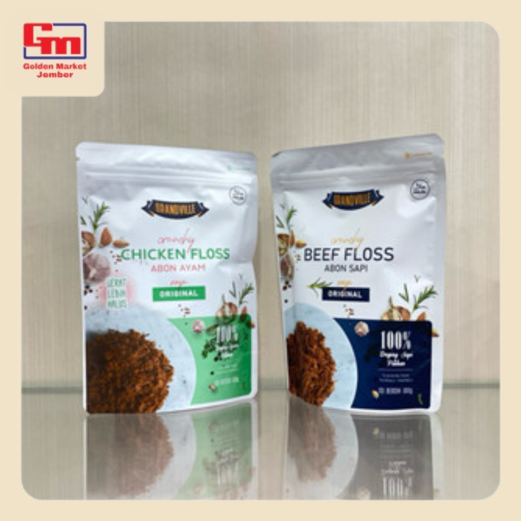 

Grandville Abon Sapi | Abon Ayam | Abon Ikan 100g