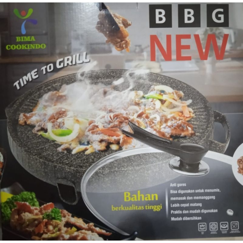 Bulgogi bima cookindo 32cm non kolesterol dg tutup kaca