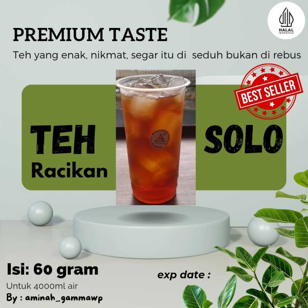 

Teh Solo Racikan Khas Angkringan Wedangan Solo Super Premium Racikan Teh Untuk Es Teh Jumbo